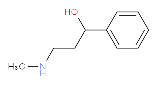 Fluoxetine EP IMpurity A;3-N-methyl-1-phenyl-propanol;PHENYL METHYL AMINO PROPANOL;3-methylamino-1-phenylpropano;3-METHYLAMINO-1-PHENYLPROPANOL;3-Hydroxy-N-methyl-3-phenyl-pr;Propanol, 3-methylamino-1-phenyl;3-METHYLAMINO-1-PHENYL-1-PROPANOL;1-PHENYL-3-METHYLAMINO-1-PROPANOL;3-Methylamino-1-phenylpropane-1-ol