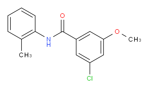 3-chloro-5-methoxy-N-(o-tolyl)benzamide