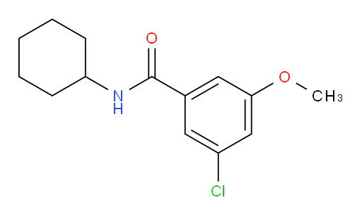 3-chloro-N-cyclohexyl-5-methoxybenzamide