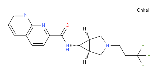 N-((1R,5S,6s)-3-(3,3,3-trifluoropropyl)-3-azabicyclo[3.1.0]hexan-6-yl)-1,8-naphthyridine-2-carboxamide