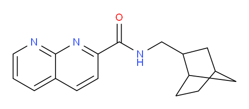 N-(bicyclo[2.2.1]heptan-2-ylmethyl)-1,8-naphthyridine-2-carboxamide