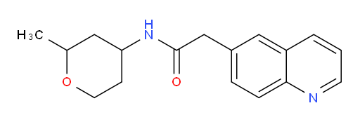 N-(2-methyltetrahydro-2H-pyran-4-yl)-2-(quinolin-6-yl)acetamide