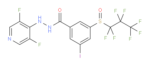 N'-(3,5-difluoropyridin-4-yl)-3-iodo-5-((perfluoropropyl)sulfinyl)benzohydrazide