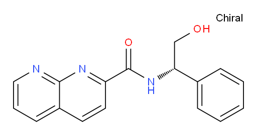 (S)-N-(2-hydroxy-1-phenylethyl)-1,8-naphthyridine-2-carboxamide