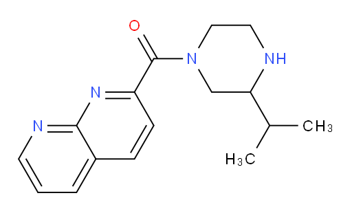 (3-isopropylpiperazin-1-yl)(1,8-naphthyridin-2-yl)methanone