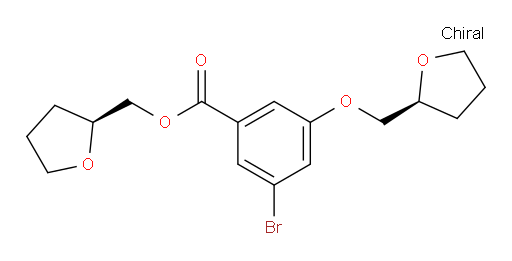 ((S)-tetrahydrofuran-2-yl)methyl 3-bromo-5-(((S)-tetrahydrofuran-2-yl)methoxy)benzoate