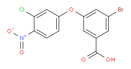 3-bromo-5-(3-chloro-4-nitrophenoxy)benzoic acid