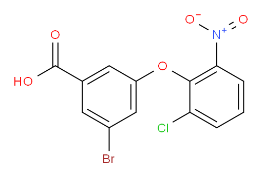 3-bromo-5-(2-chloro-6-nitrophenoxy)benzoic acid