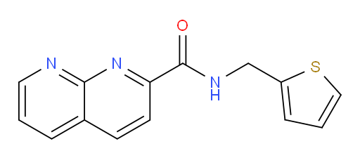 N-(thiophen-2-ylmethyl)-1,8-naphthyridine-2-carboxamide