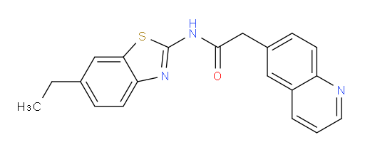 N-(6-ethylbenzo[d]thiazol-2-yl)-2-(quinolin-6-yl)acetamide
