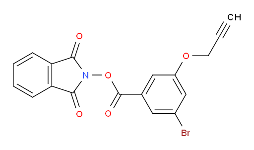 1,3-dioxoisoindolin-2-yl 3-bromo-5-(prop-2-yn-1-yloxy)benzoate