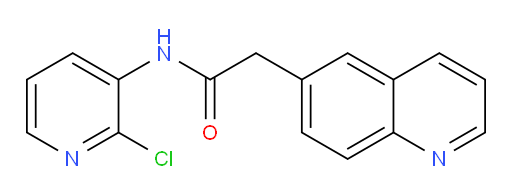 N-(2-chloropyridin-3-yl)-2-(quinolin-6-yl)acetamide