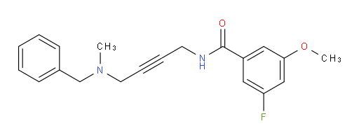 N-(4-(benzyl(methyl)amino)but-2-yn-1-yl)-3-fluoro-5-methoxybenzamide