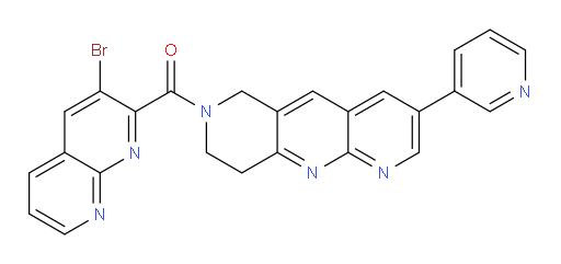 (3-bromo-1,8-naphthyridin-2-yl)(3-(pyridin-3-yl)-8,9-dihydropyrido[2,3-b][1,6]naphthyridin-7(6H)-yl)methanone