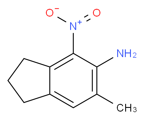 6-methyl-4-nitro-2,3-dihydro-1H-inden-5-amine
