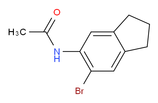 N-(6-bromo-2,3-dihydro-1H-inden-5-yl)acetamide