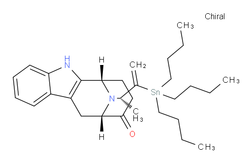 (6S,10S)-12-((S)-3-(三丁基锡基)丁-3-烯-2-基)-7,8,10,11-四氢-5H-6,10-ep亚氨基环辛烷并[b]吲哚-9(6H)-酮