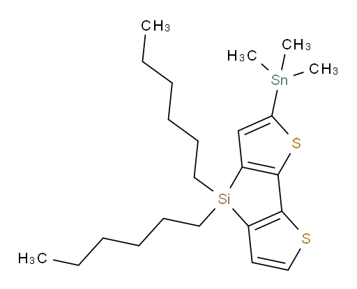 4,4-dihexyl-2-(trimethylstannyl)-4H-silolo[3,2-b:4,5-b']dithiophene