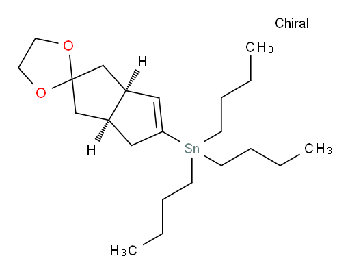 tributyl((3a'R,6a'R)-3',3a',4',6a'-tetrahydro-1'H-spiro[[1,3]dioxolane-2,2'-pentalen]-5'-yl)stannane