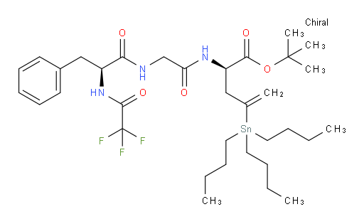 (R)-tert-butyl 2-(2-((S)-3-phenyl-2-(2,2,2-trifluoroacetamido)propanamido)acetamido)-4-(tributylstannyl)pent-4-enoate
