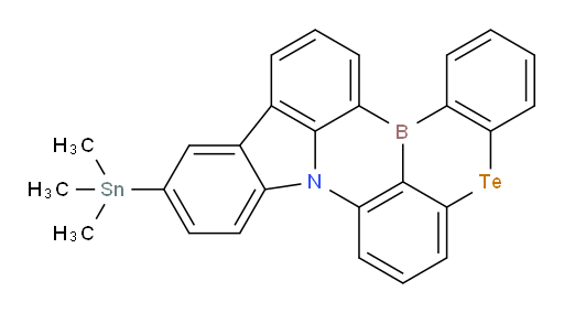 11-(trimethylstannyl)-5-tellura-8b-aza-15b-borabenzo[a]naphtho[1,2,3-hi]aceanthrylene