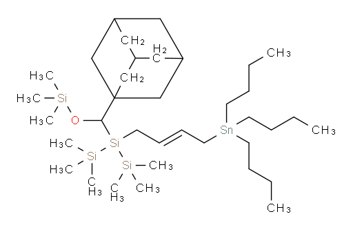 (E)-4-(金刚烷-1-基)-10,10-二丁基-2,2-二甲基-5,5-双(三甲基硅基)-3-氧杂-2,5-二硅杂-10-锡杂十四烷-7-烯