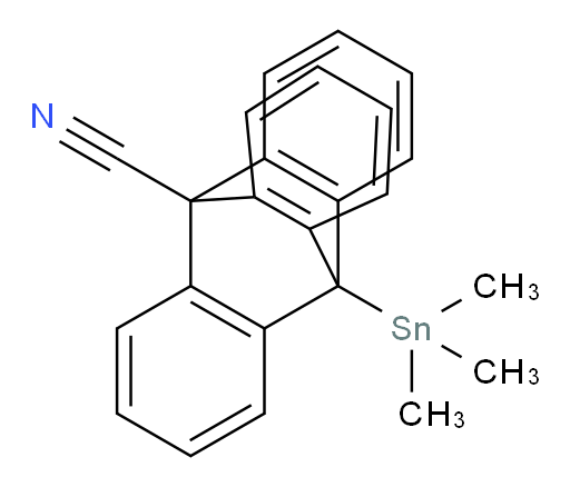 10-(trimethylstannyl)-9,10-dihydro-9,10-[1,2]benzenoanthracene-9-carbonitrile