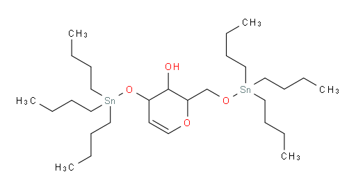 4-((tributylstannyl)oxy)-2-(((tributylstannyl)oxy)methyl)-3,4-dihydro-2H-pyran-3-ol