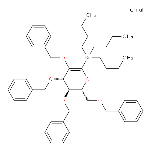 tributyl((2R,3R,4S)-3,4,5-tris(benzyloxy)-2-((benzyloxy)methyl)-3,4-dihydro-2H-pyran-6-yl)stannane