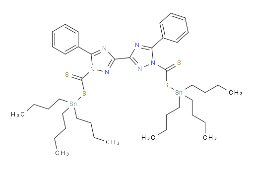 bis(tributylstannyl) 5,5'-diphenyl-1H,1'H-[3,3'-bi(1,2,4-triazole)]-1,1'-bis(carbodithioate)