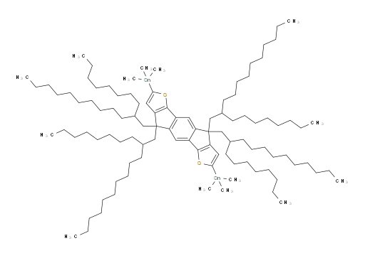 (4,4,9,9-tetrakis(2-octyldodecyl)-4,9-dihydro-s-indaceno[1,2-b:5,6-b']dithiophene-2,7-diyl)bis(trimethylstannane)