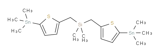 dimethylbis((5-(trimethylstannyl)thiophen-2-yl)methyl)silane