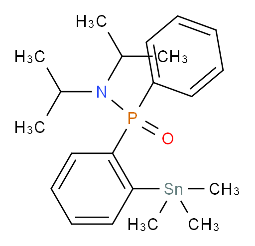 N,N-diisopropyl-P-phenyl-P-(2-(trimethylstannyl)phenyl)phosphinic amide