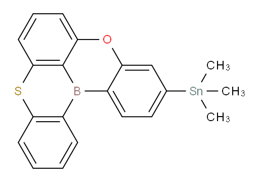 5-氧杂-9-硫代-13b-bora萘并[3,2,1-de]蒽-3-基三甲基锡烷