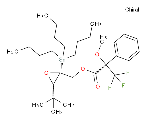 (R)-((2R,3S)-3-(tert-butyl)-2-(tributylstannyl)oxiran-2-yl)methyl 3,3,3-trifluoro-2-methoxy-2-phenylpropanoate