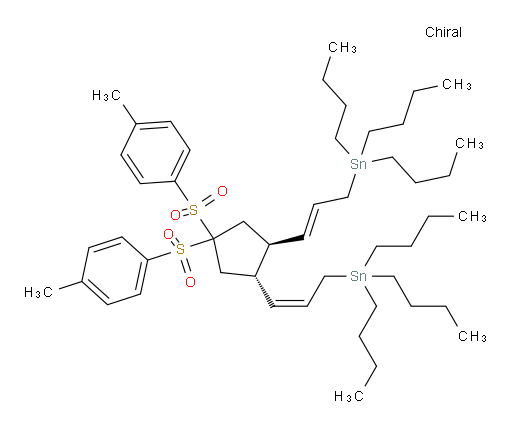 Stannane, [[4,4-bis[(4-methylphenyl)sulfonyl]-1,2-cyclopentanediyl]di-2-propene-3,1-diyl]bis[tributyl-, [1α(E),2β(Z)]-