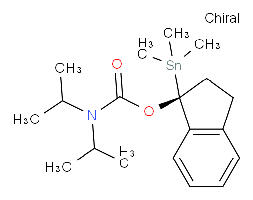 (R)-1-(三甲基锡基)-2,3-二氢-1H-茚-1-基 二异丙基氨基甲酸酯