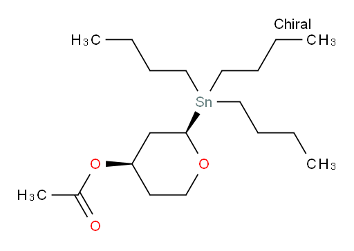 (2R,4R)-2-(三丁基锡基)四氢-2H-吡喃-4-基 乙酸酯