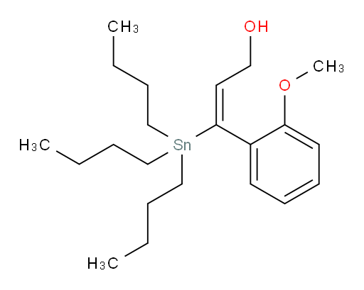 (E)-3-(2-甲氧基苯基)-3-(三丁基锡基)丙-2-烯-1-醇