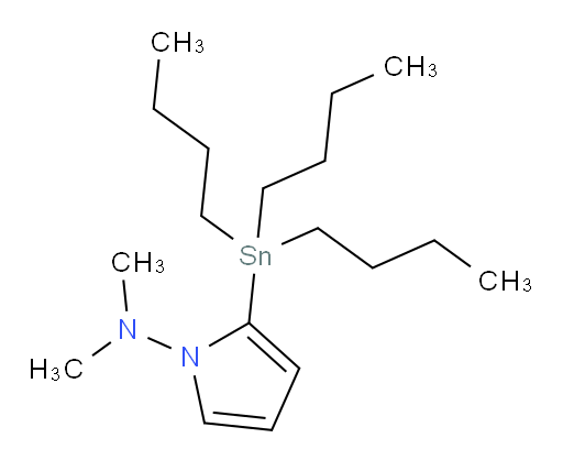 N,N-二甲基-2-(三丁基锡基)-1H-吡咯-1-胺