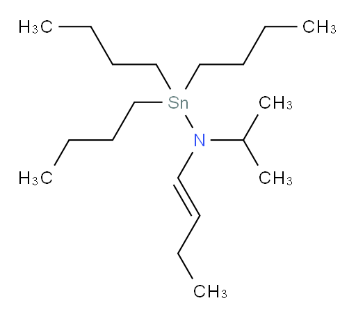 (E)-N-(but-1-en-1-yl)-1,1,1-tributyl-N-isopropylstannanamine