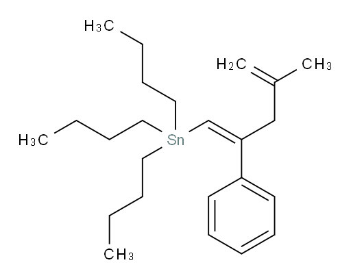 (Z)-三丁基(4-甲基-2-苯基戊-1,4-二烯-1-基)锡烷