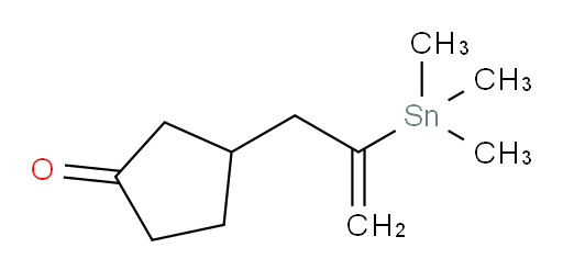 3-(2-(三甲基锡基)烯丙基)环戊酮