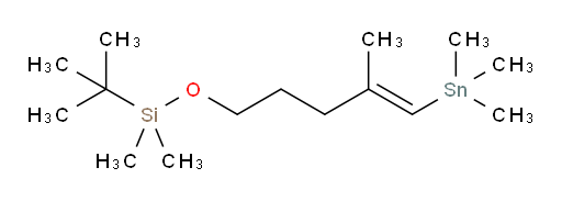 (E)-tert-butyldimethyl((4-methyl-5-(trimethylstannyl)pent-4-en-1-yl)oxy)silane