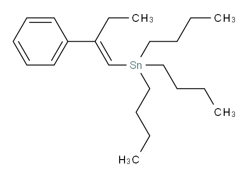 (E)-tributyl(2-phenylbut-1-en-1-yl)stannane