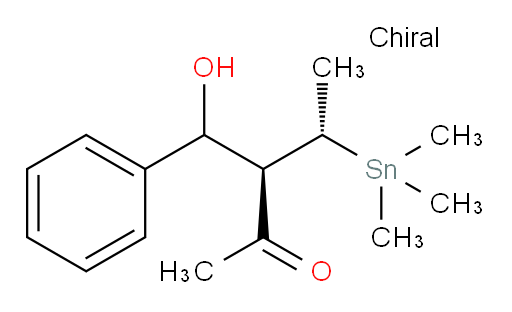 (3R,4S)-3-(羟基(苯基)甲基)-4-(三甲基锡基)戊-2-酮