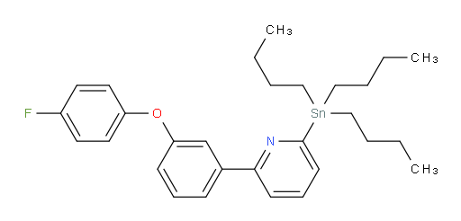 2-(3-(4-氟苯氧基)苯基)-6-(三丁基锡基)吡啶