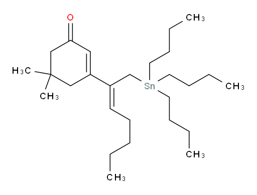 (Z)-5,5-二甲基-3-(1-(三丁基锡基)庚-2-烯-2-基)环己-2-烯酮