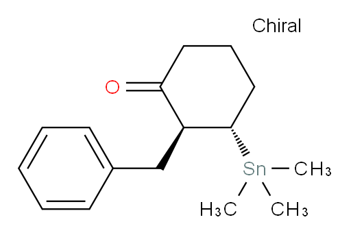 (2S,3S)-2-benzyl-3-(trimethylstannyl)cyclohexanone