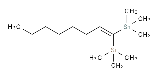 (E)-trimethyl(1-(trimethylstannyl)oct-1-en-1-yl)silane